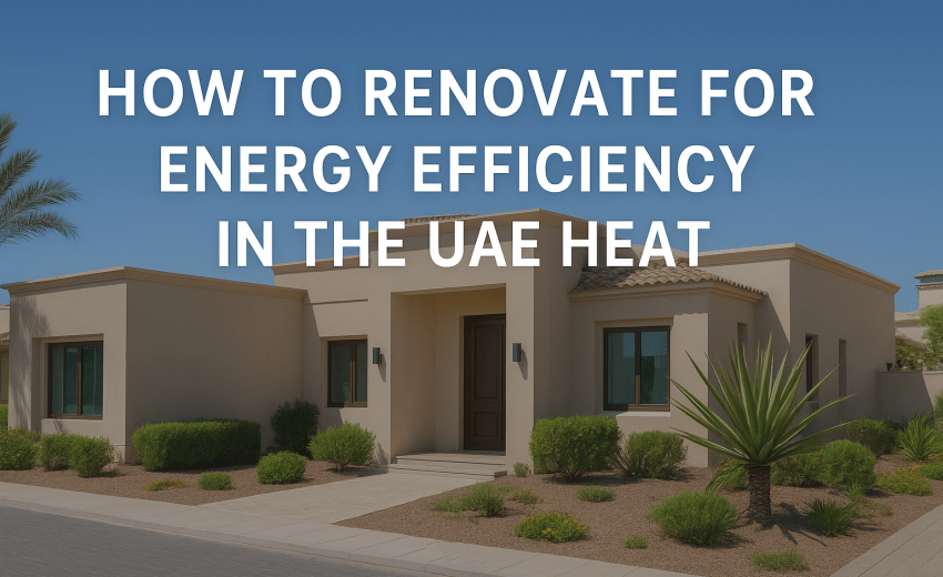 How to Renovate for Energy Efficiency in the UAE Heat
