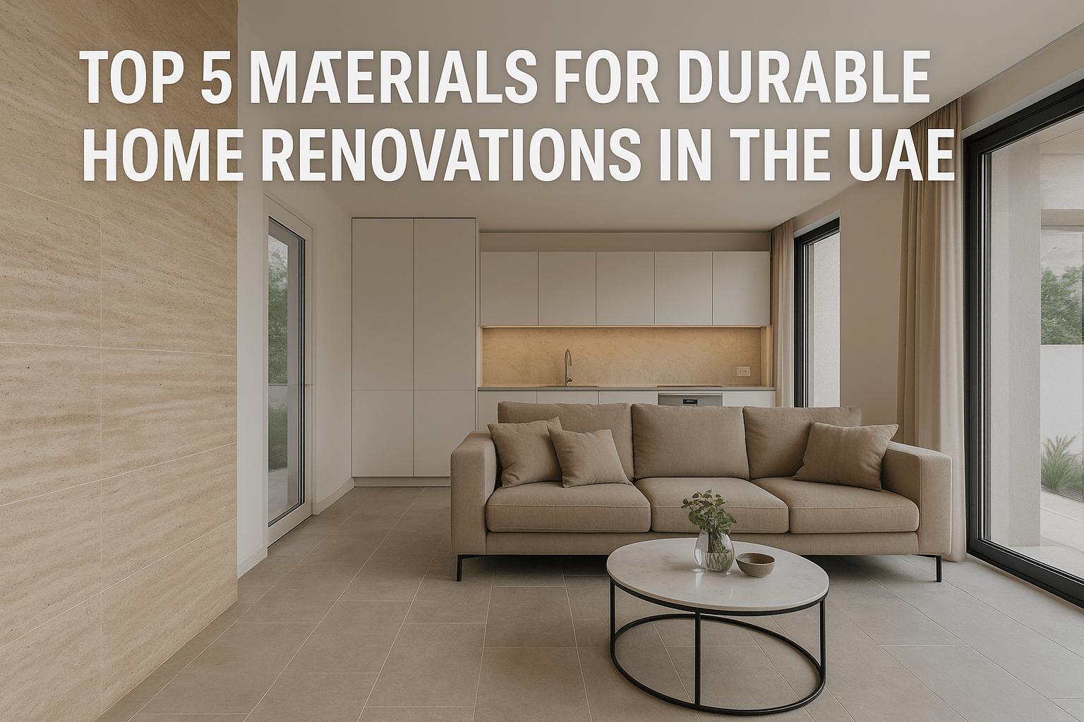 Image showcasing Durable Home Renovations in the UAE: Why Material Choice Matters