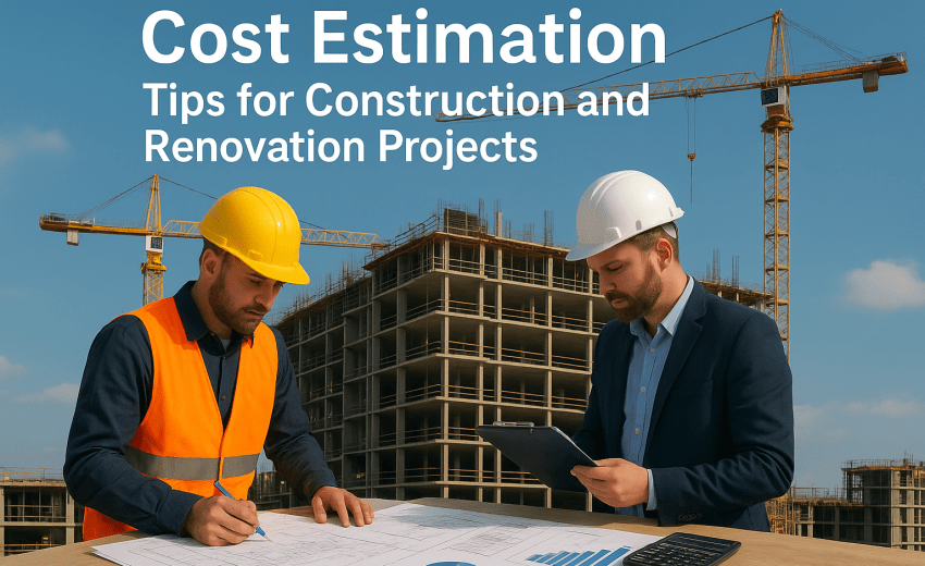 Cost Estimation Tips for Construction and Renovation Projects