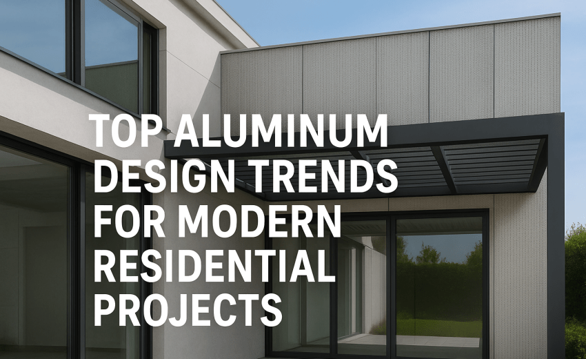 Top Aluminum Design Trends for Modern Residential Projects