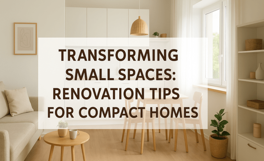 Transforming Small Spaces: Renovation Tips for Compact Homes