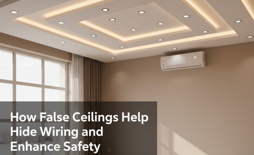 How False Ceilings Help Hide Wiring and Enhance Safety
