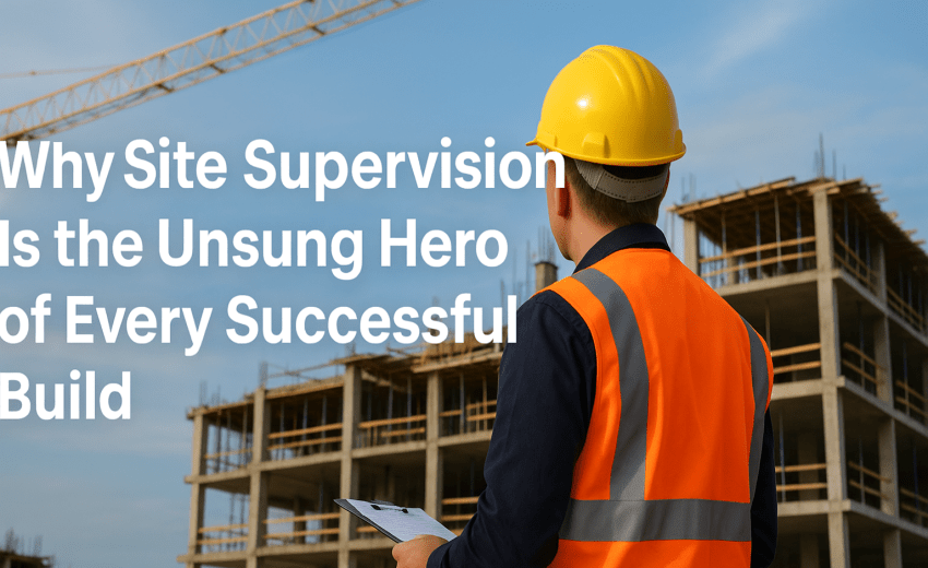 Why Site Supervision Is the Unsung Hero of Every Successful Build