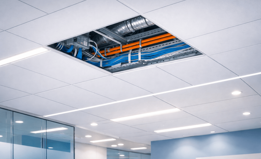 How False Ceilings Help Hide Wiring and Enhance Safety