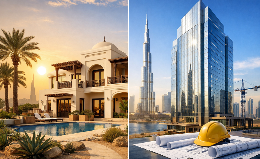 Residential vs. Commercial Construction: Key Differences in Dubai